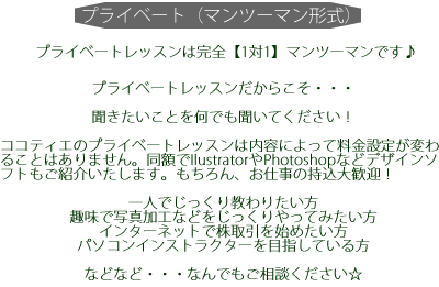 プライベートレッスン
